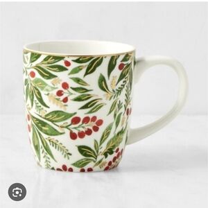 Set Of 2  Williams-Sonoma Christmas Noel Mugs
